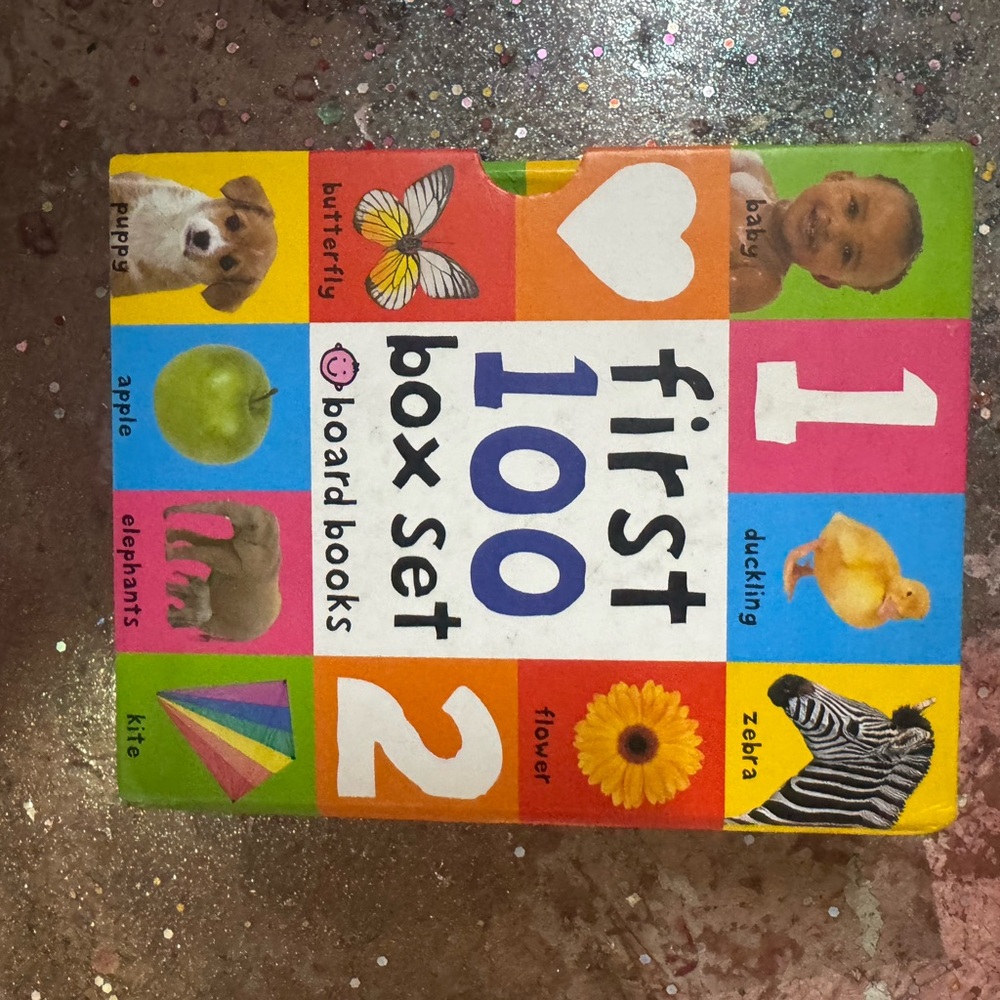 First 100 Box Set Board Books - Multicolor